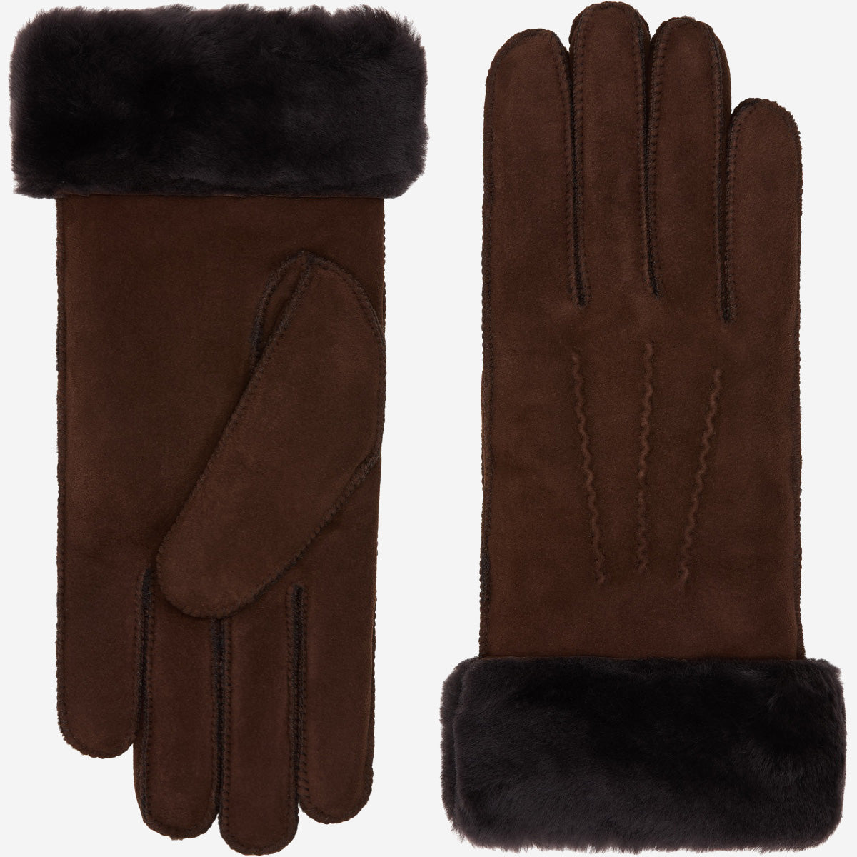wildleder handschuhe damen gefüttert Wildlederhandschuhe Damen Braun