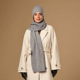 Charlie (grau) – Premium-Schal aus weicher Merinowolle (Unisex) - Schwartz & von Halen DE - 2