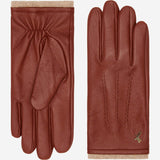 Harvey (cognac) - Ziegenlederhandschuhe mit luxuriösem Wollfutter und Touchscreen-Funktion - Schwartz & von Halen DE - Premium Lederhandschuhe - 2