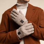 Hudson (hellgray) - Strickhandschuhe aus Shetlandwolle mit Fleecefutter  - Schwartz & von Halen DE - Premium Strickhandschuhe - 8
