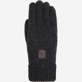 Hudson (dunkelgrau) - Strickhandschuhe aus Shetlandwolle mit Fleecefutter - Schwartz & von Halen DE - Premium Strickhandschuhe  - 1