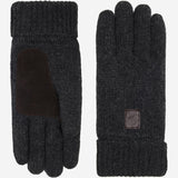 Hudson (dunkelgrau) - Strickhandschuhe aus Shetlandwolle mit Fleecefutter - Schwartz & von Halen DE - Premium Strickhandschuhe - 2