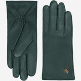 Ivy (dunkelgrün) - Schafslederhandschuhe mit Woll-/Kaschmirfutter und Touchscreen-Funktion - Schwartz & von Halen DE - Premium Lederhandschuhe - 2