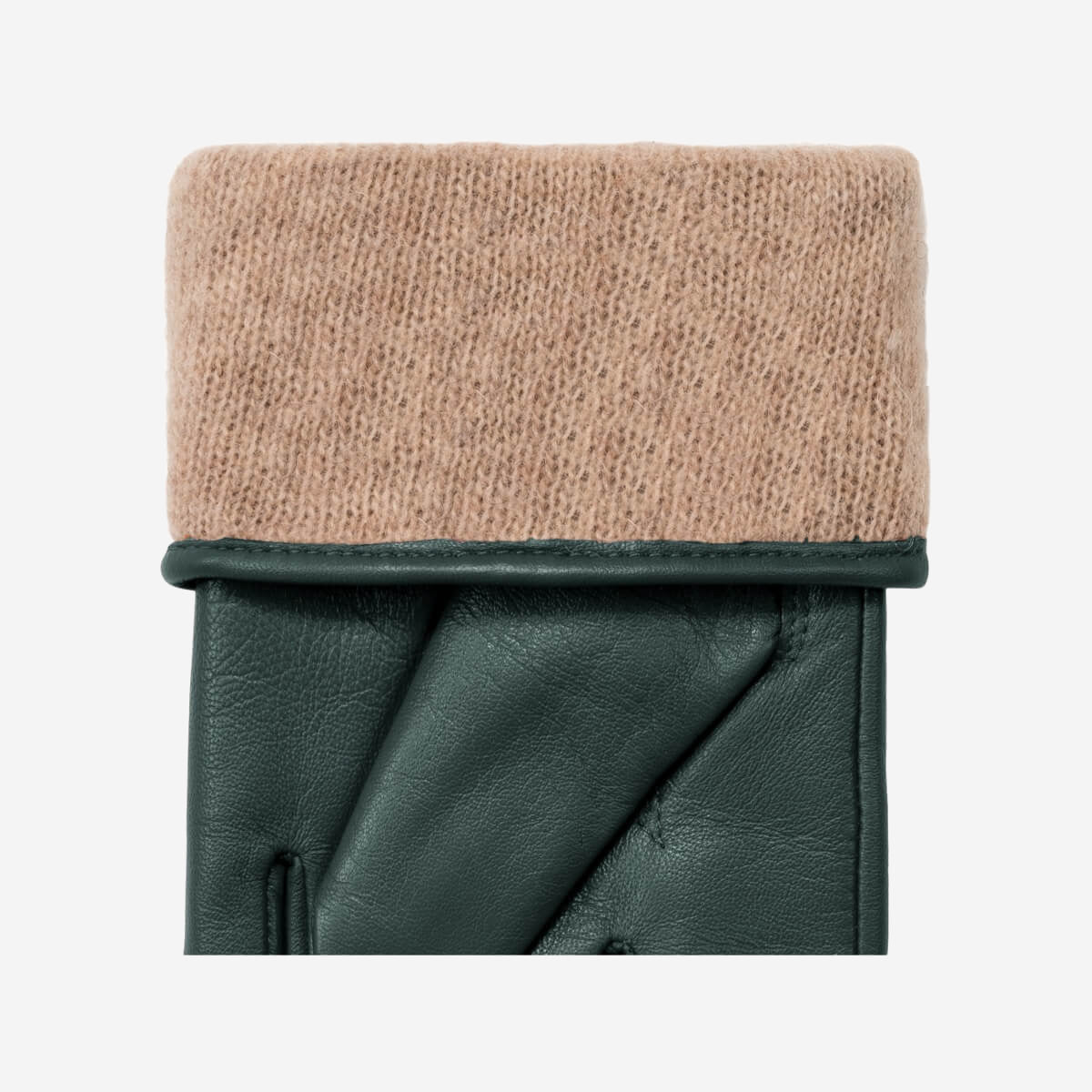 Ivy (dunkelgrün) - Schafslederhandschuhe mit Woll-/Kaschmirfutter und Touchscreen-Funktion - Schwartz & von Halen DE - Premium Lederhandschuhe - 3
