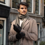James (schwarz) – klassische Handschuhe aus Schaffellleder mit luxuriösem Kaschmirfutter und Touchscreen-Funktion - Schwartz & von Halen DE - Premium Lederhandschuhe - 10