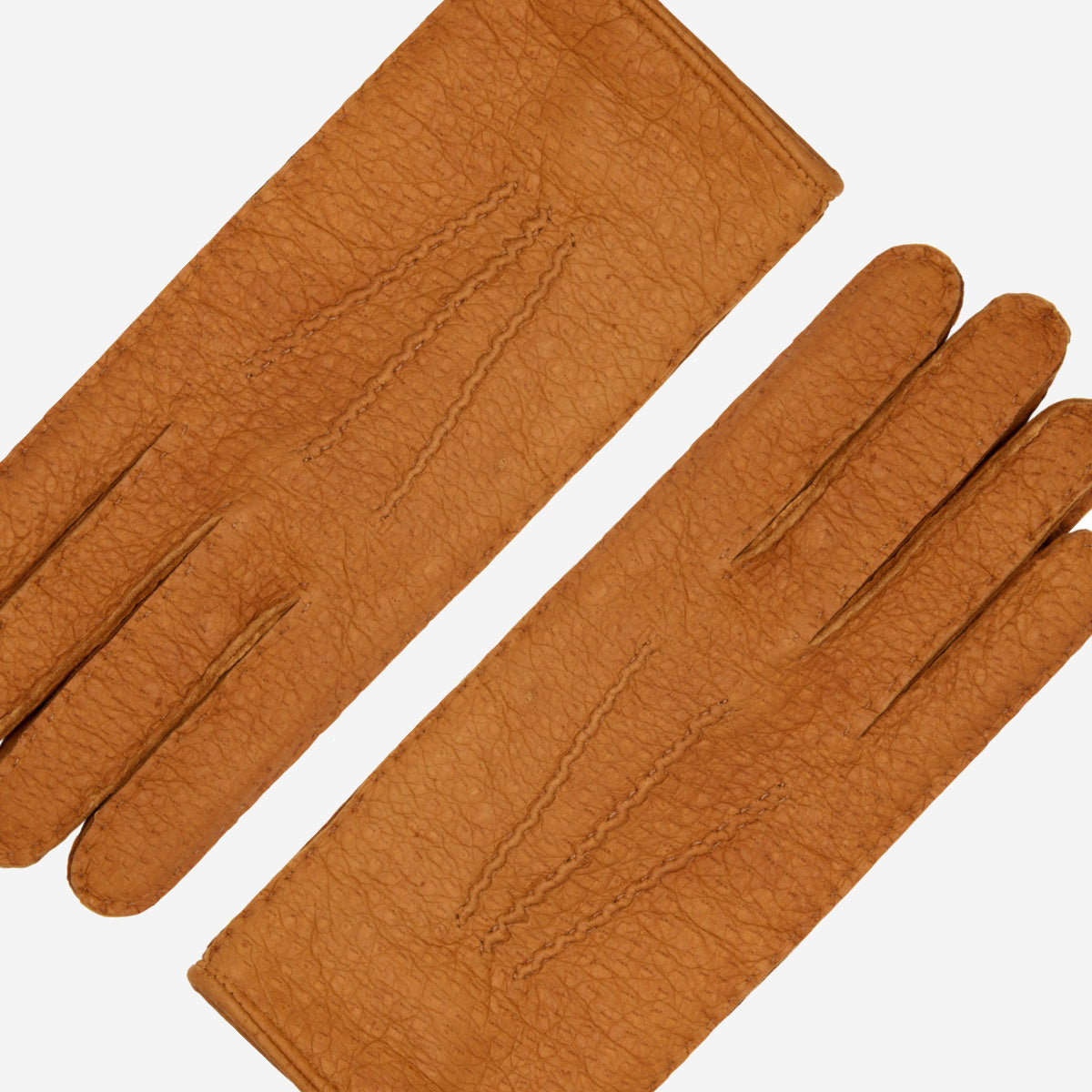 pekari handschuhe Lederhandschuhe Damen - Pekari Leder - Cognac