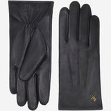 Lily (schwarz) - Schafslederhandschuhe mit warmem Fleece-Futter und Touchscreen-Funktion - Schwartz & von Halen DE - Premium Lederhandschuhe - 2