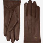 Lily (dunkelbraun) - Schafslederhandschuhe mit warmem Fleece-Futter und Touchscreen-Funktion - Schwartz & von Halen DE - Premium Lederhandschuhe - 2