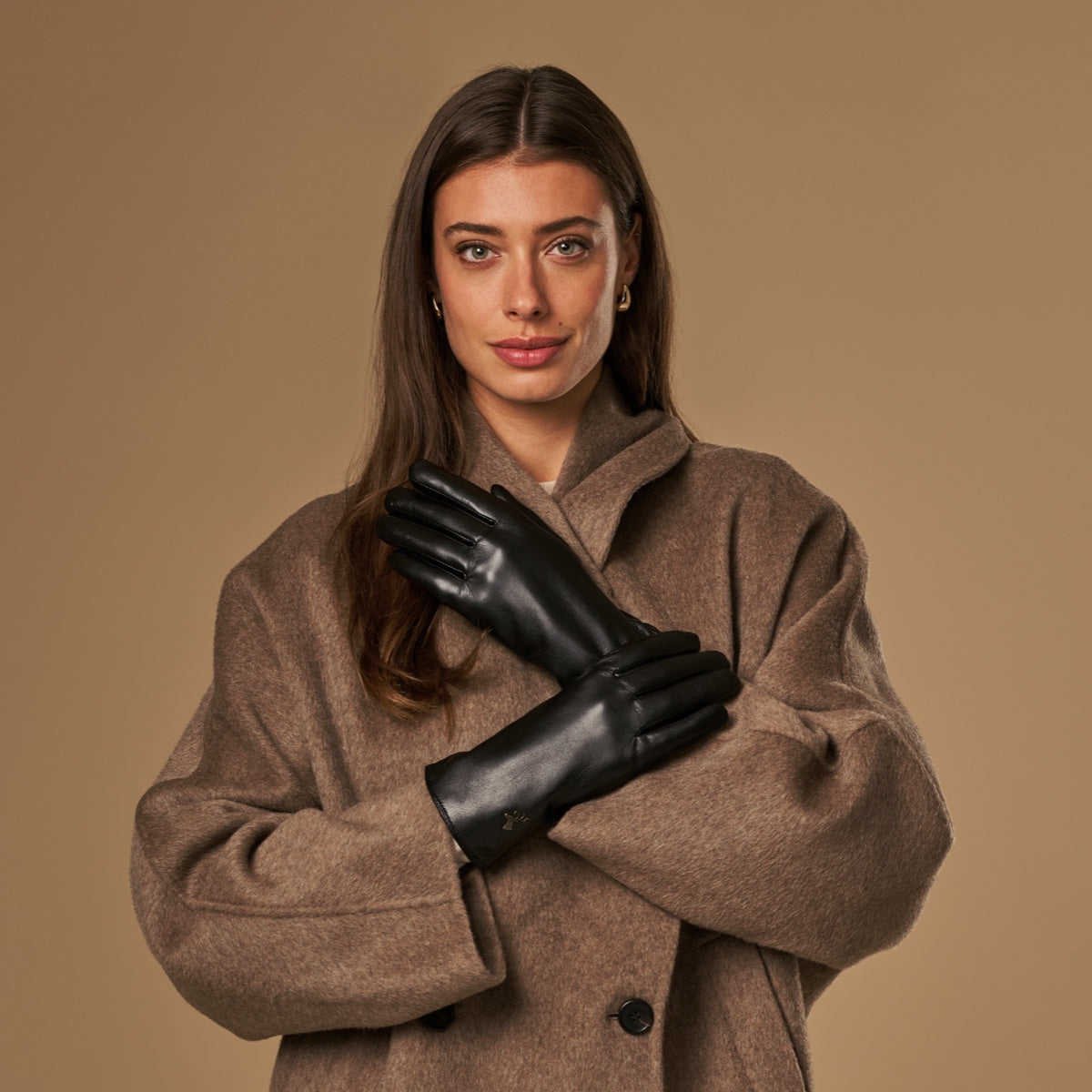 handschuhe lederimitat damen Kunstlederhandschuhe Damen Schwarz - Touchscreen