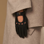 Marley (schwarz) – Luxuriöse Autofahrhandschuhe aus amerikanischem Hirschleder  - Schwartz & von Halen DE - Premium Lederhandschuhe - 4