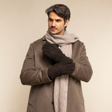 Matthew (braun) - Wildlederhandschuhe aus Ziegenleder mit luxuriösem Shearling-Futter - Schwartz & von Halen DE - Premium Lederhandschuhe - 5