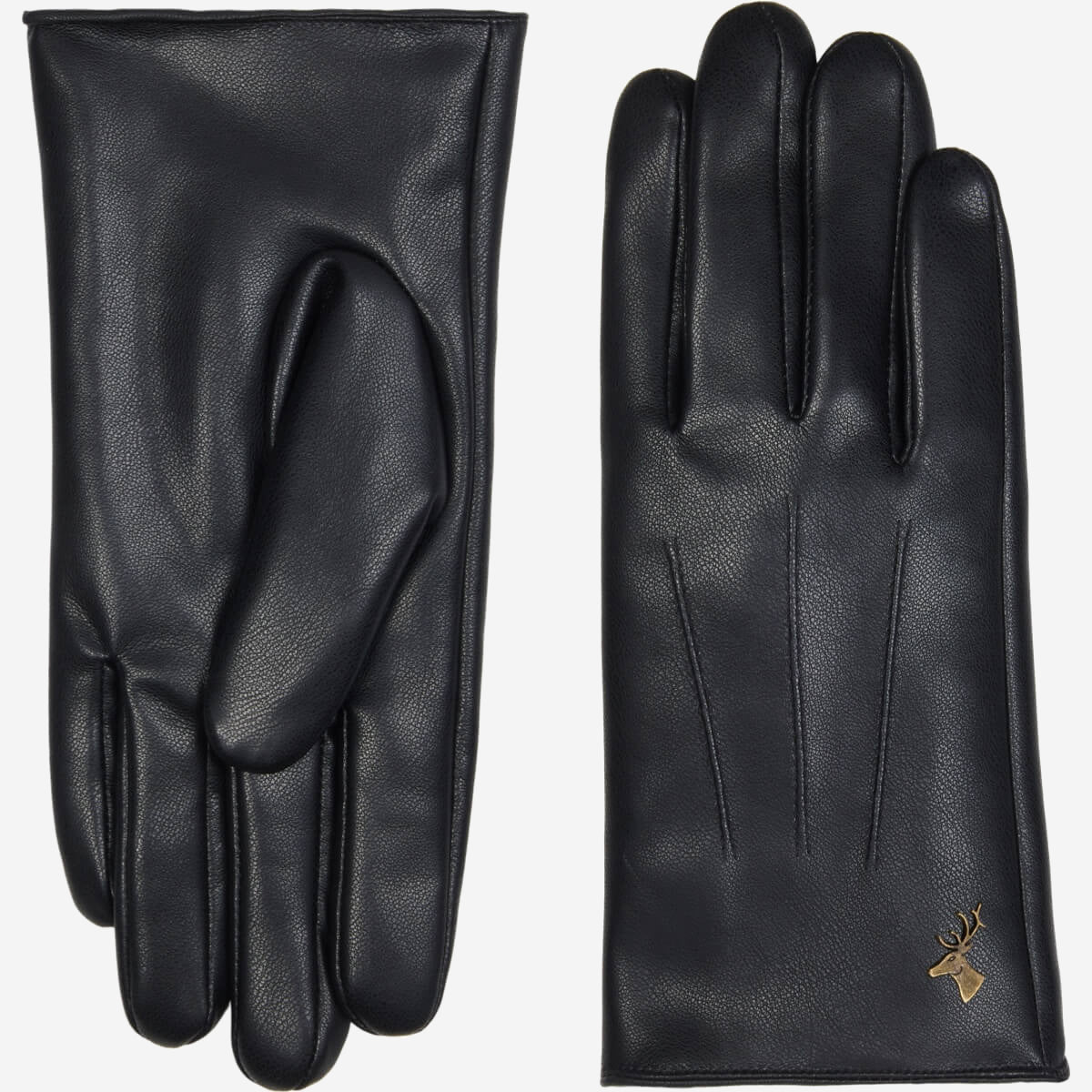 Musk - Handschuhe mit Fleece-Innenfutter & Touchscreen-Funktion  - Schwartz & von Halen DE - Premium Lederhandschuhe - 2