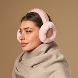 Nathaly (rosa) – warme und stilvolle Ohrenwärmer aus natürlichem Schaffell und Wildleder - Schwartz & von Halen DE - 5
