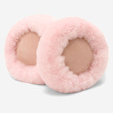 Nathaly (rosa) – warme und stilvolle Ohrenwärmer aus natürlichem Schaffell und Wildleder - Schwartz & von Halen DE - 4