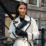 Olivia - Schafslederhandschuhe mit luxuriösem Kunstpelzfutter und Touchscreen-Funktion - Schwartz & von Halen DE - Premium Lederhandschuhe - 12