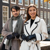 Olivia - Schafslederhandschuhe mit luxuriösem Kunstpelzfutter und Touchscreen-Funktion - Schwartz & von Halen DE - Premium Lederhandschuhe - 8