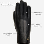 Olivia - Schafslederhandschuhe mit luxuriösem Kunstpelzfutter und Touchscreen-Funktion - Schwartz & von Halen DE - Premium Lederhandschuhe - 13