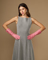 Rosemary Mid-forearm (rosa) - Damenhandschuhe aus Lammleder mit Seidenfutter & Touchscreen-Funktion