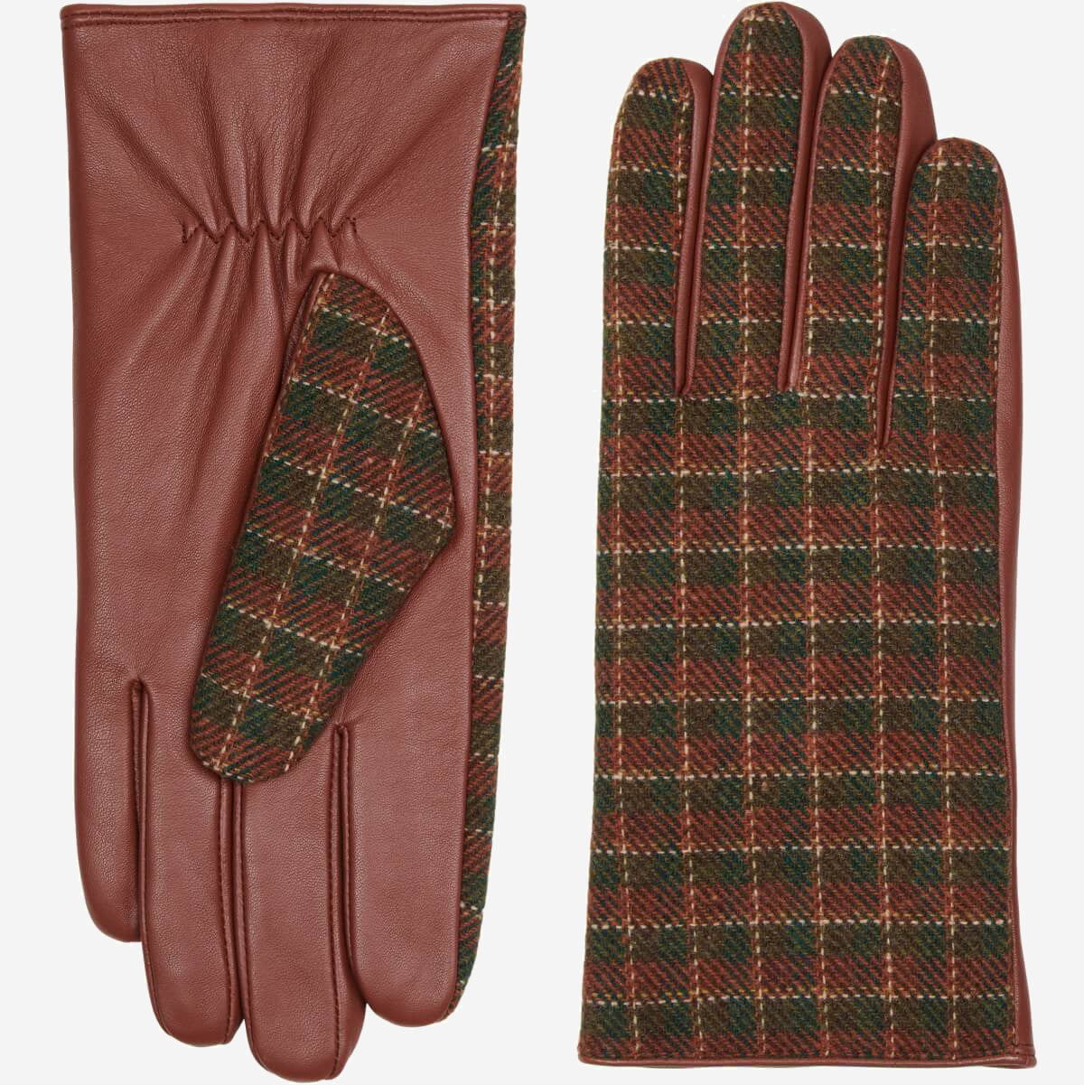 Rosie (grün) - Lammfellhandschuhe mit Fleecefutter & Touchscreen-Funktion  - Schwartz & von Halen DE - Premium Lederhandschuhe - 2