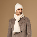 Charlie (creme) – Premium-Schal aus weicher Merinowolle (Unisex) -Schwartz & von Halen DE - 2
