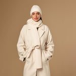 Charlie (creme) – Premium-Schal aus weicher Merinowolle (Unisex) -Schwartz & von Halen DE - 3