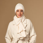 Charlie (creme) – Premium-Schal aus weicher Merinowolle (Unisex) -Schwartz & von Halen DE - 5