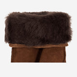 Clooney (braun) - Wildlederhandschuhe mit luxuriösem Schaffellfutter- Schwartz & von Halen DE - Premium Lederhandschuhe - 3