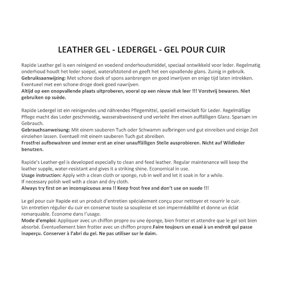 Schwartz & von Halen Ledergel – Schwartz & von Halen® – Premium Lederhandschuhe - 2