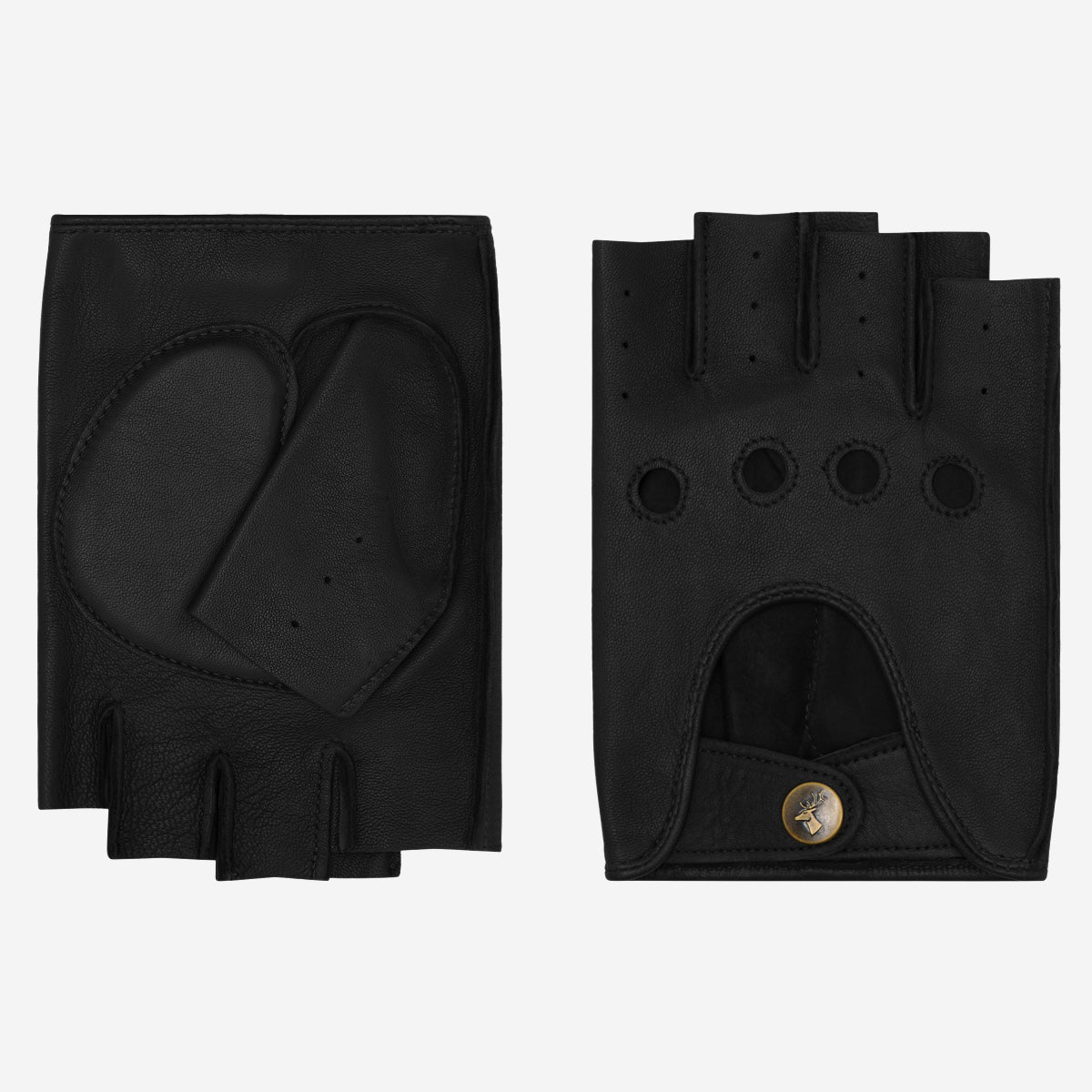 selana handschuhe Fingerlose Autohandschuhe Damen - Schwarz