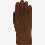 Clooney (braun) - Wildlederhandschuhe mit luxuriösem Schaffellfutter- Schwartz & von Halen DE - Premium Lederhandschuhe - 1