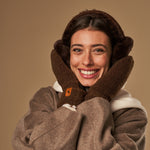 Sophia (braun) – Ultraweiche Teddy-Fäustlinge mit warmem Kunstfellfutter  Schwartz & von Halen DE - Premium Teddy-Fäustlinge - 9
