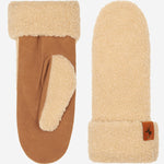 Sophia (beige) - Teddyfäustlinge aus Wildleder mit warmem Kunstpelzfutter  Schwartz & von Halen DE - Premium Lederhandschuhe - 2