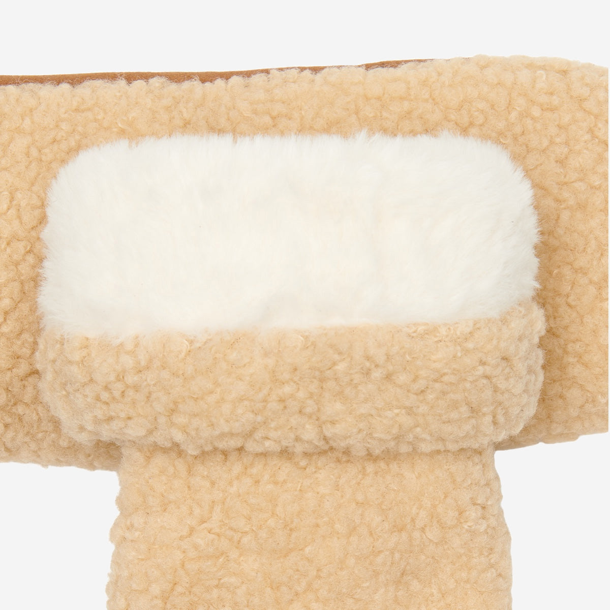 Sophia (beige) - Teddyfäustlinge aus Wildleder mit warmem Kunstpelzfutter  Schwartz & von Halen DE - Premium Lederhandschuhe - 3