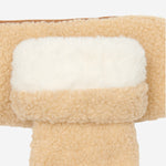 Sophia (beige) - Teddyfäustlinge aus Wildleder mit warmem Kunstpelzfutter  Schwartz & von Halen DE - Premium Lederhandschuhe - 3