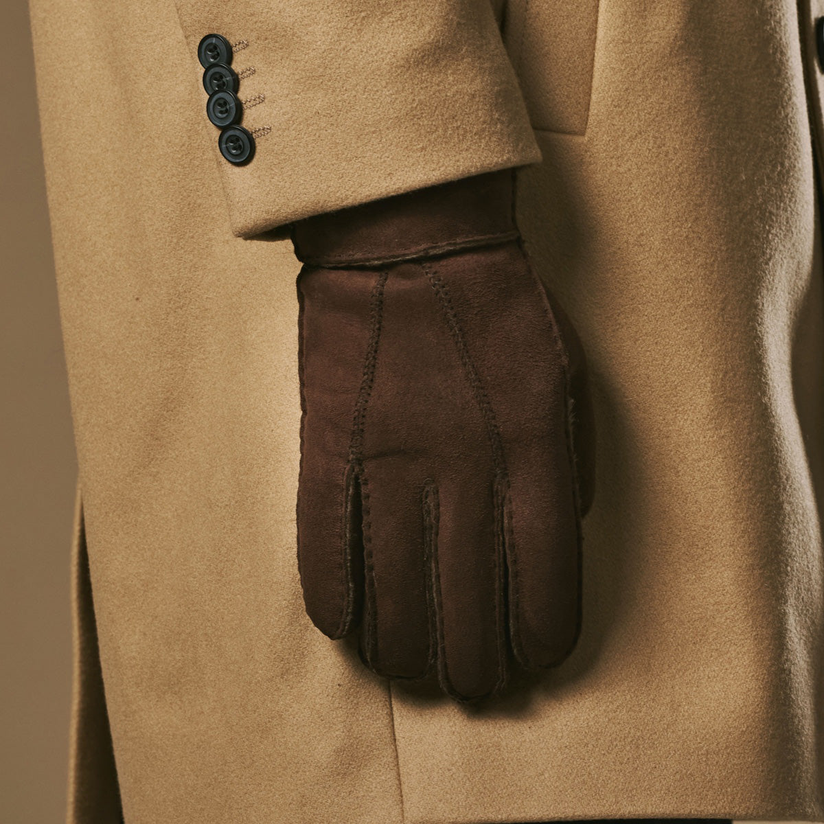 wildleder handschuhe herren Wildleder Handschuhe - Herren - Schafspelzfutter