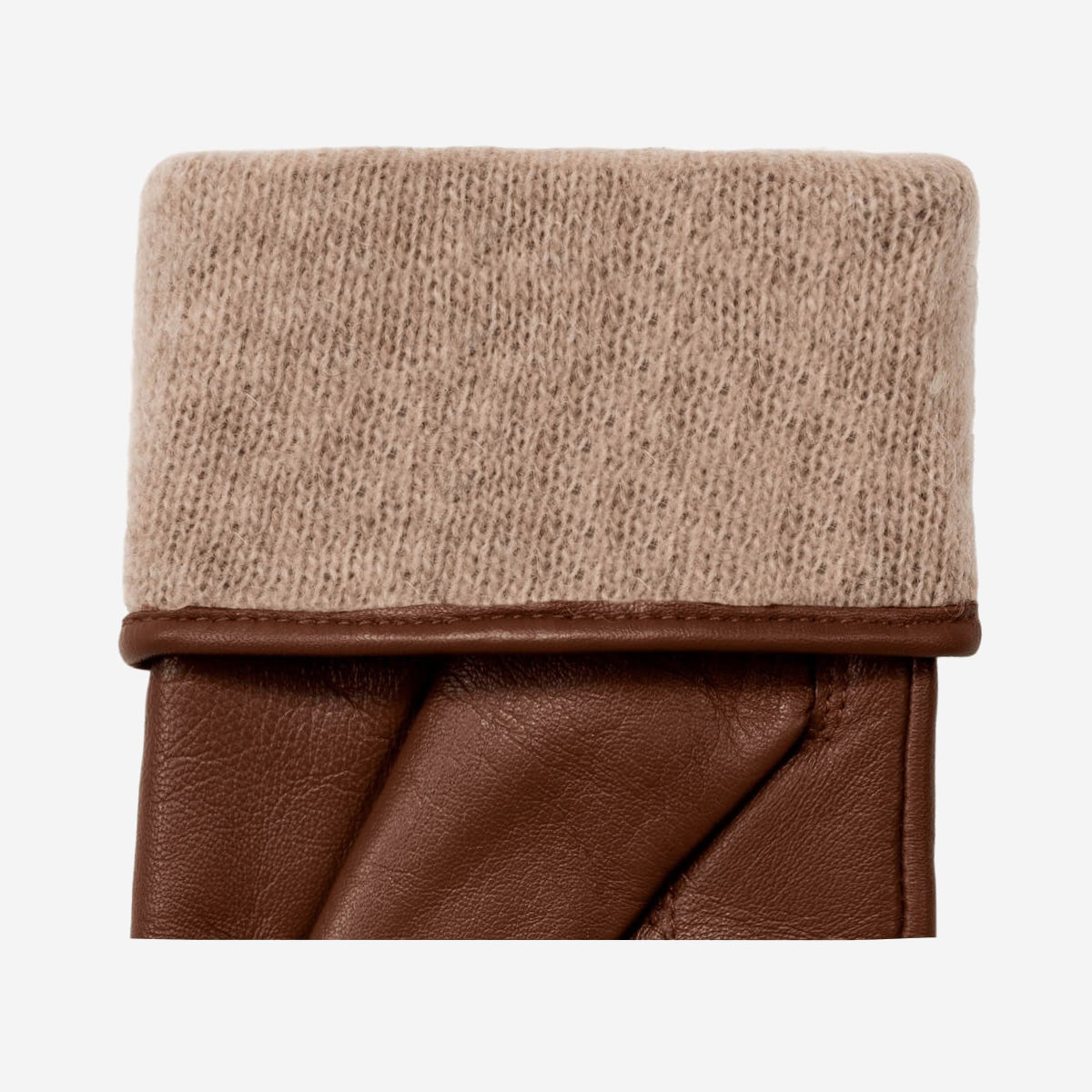 Ivy (braun) - Schaflederhandschuhe mit Woll-/Kaschmirfutter & Touchscreen-Funktion - Schwartz & von Halen DE - Premium Lederhandschuhe - 3