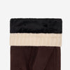 Winston (dark brown) - Men’s nubuck leather gloves with thick primaloft lining and snap button closure