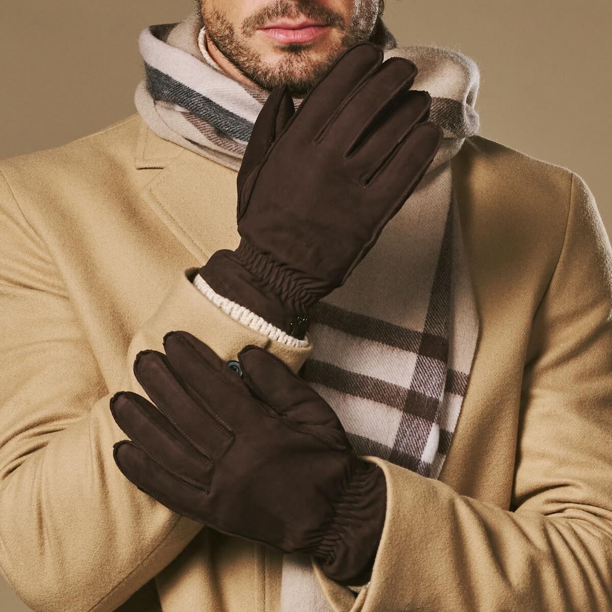 nubukleder handschuhe Lederhandschuhe Herren - Nubukleder
