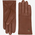 Ivy (cognac) - Handschuhe aus Schafsleder mit Woll-/Kaschmirfutter und Touchscreen-Funktion - Schwartz & von Halen DE - Premium Lederhandschuhe - 2