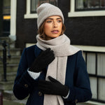 Elizabeth (schwarz) - Wildlederhandschuhe mit Kunstpelzfutter - Schwartz & von Halen DE - Premium Lederhandschuhe - 8