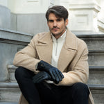 Musk - Handschuhe mit Fleece-Innenfutter & Touchscreen-Funktion  - Schwartz & von Halen DE - Premium Lederhandschuhe - 8