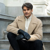 Musk - Handschuhe mit Fleece-Innenfutter & Touchscreen-Funktion  - Schwartz & von Halen DE - Premium Lederhandschuhe - 8