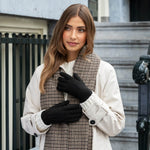 Elizabeth (schwarz) - Wildlederhandschuhe mit Kunstpelzfutter - Schwartz & von Halen DE - Premium Lederhandschuhe - 5