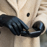 Musk - Handschuhe mit Fleece-Innenfutter & Touchscreen-Funktion  - Schwartz & von Halen DE - Premium Lederhandschuhe - 5