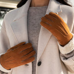 Giocante - Wildlederhandschuhe mit luxuriösem Schaffellfutter - Schwartz & von Halen DE - Premium Lederhandschuhe - 7
