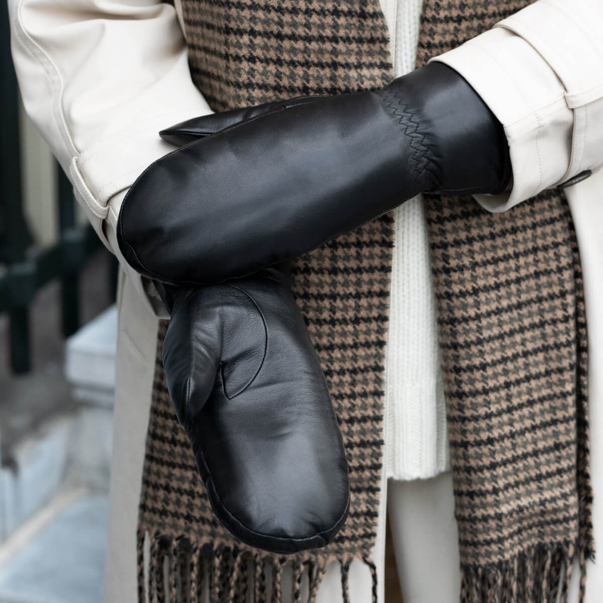 handschuhe leder fäustlinge Fäustlinge Lederhandschuhe Damen