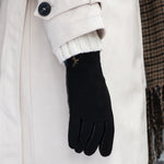Nora - Schafslederhandschuhe mit Kunstpelzfutter & Touchscreen-Funktion - Schwartz & von Halen DE - 9