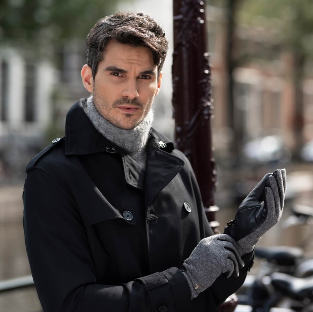 Brody - Lammfellhandschuhe mit Fleecefutter & Touchscreen-Funktion - Schwartz & von Halen DE - Premium Lederhandschuhe - 8
