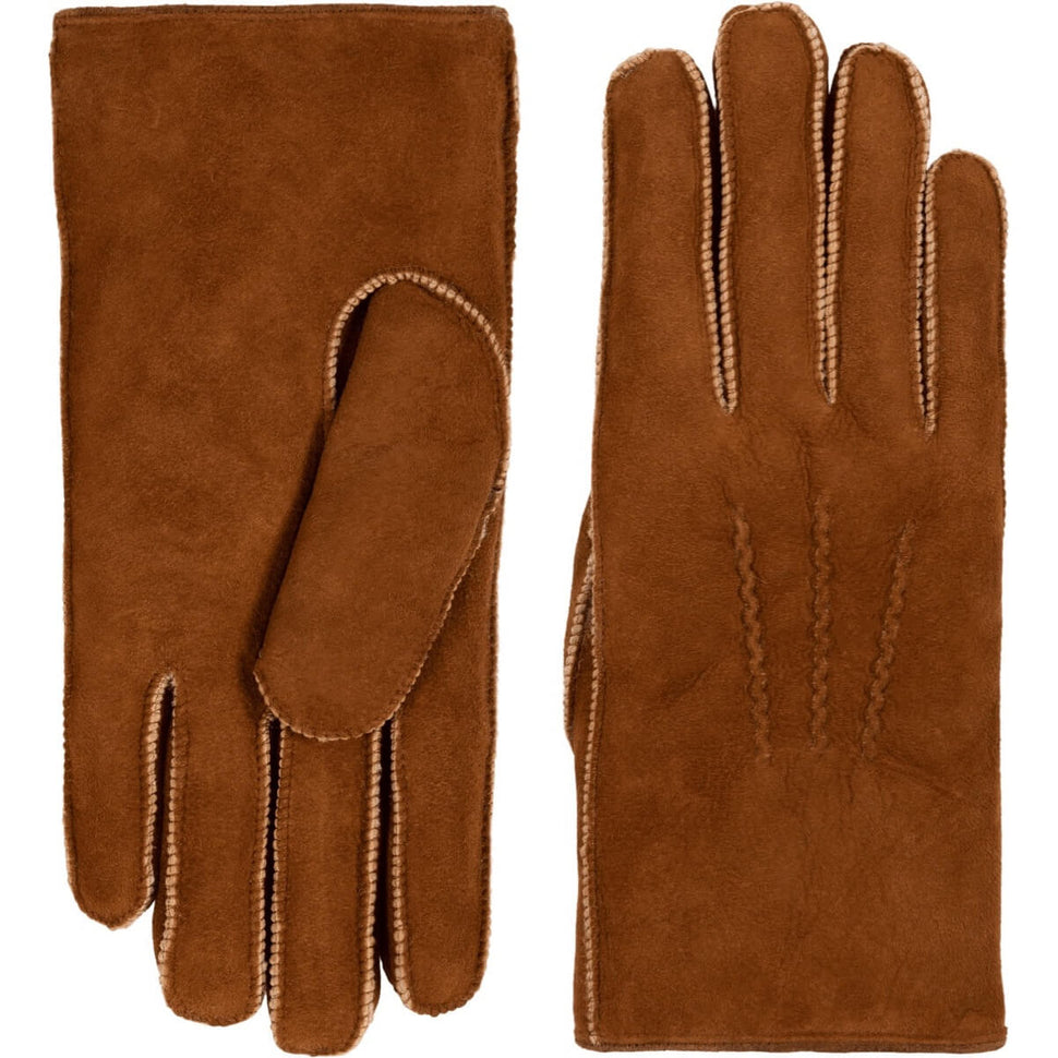 Wildlederhandschuhe Herren Braun - Warm Gefüttert - Premium Lederhandschuhe – Entworfen in Amsterdam – Schwartz & von Halen® - 2