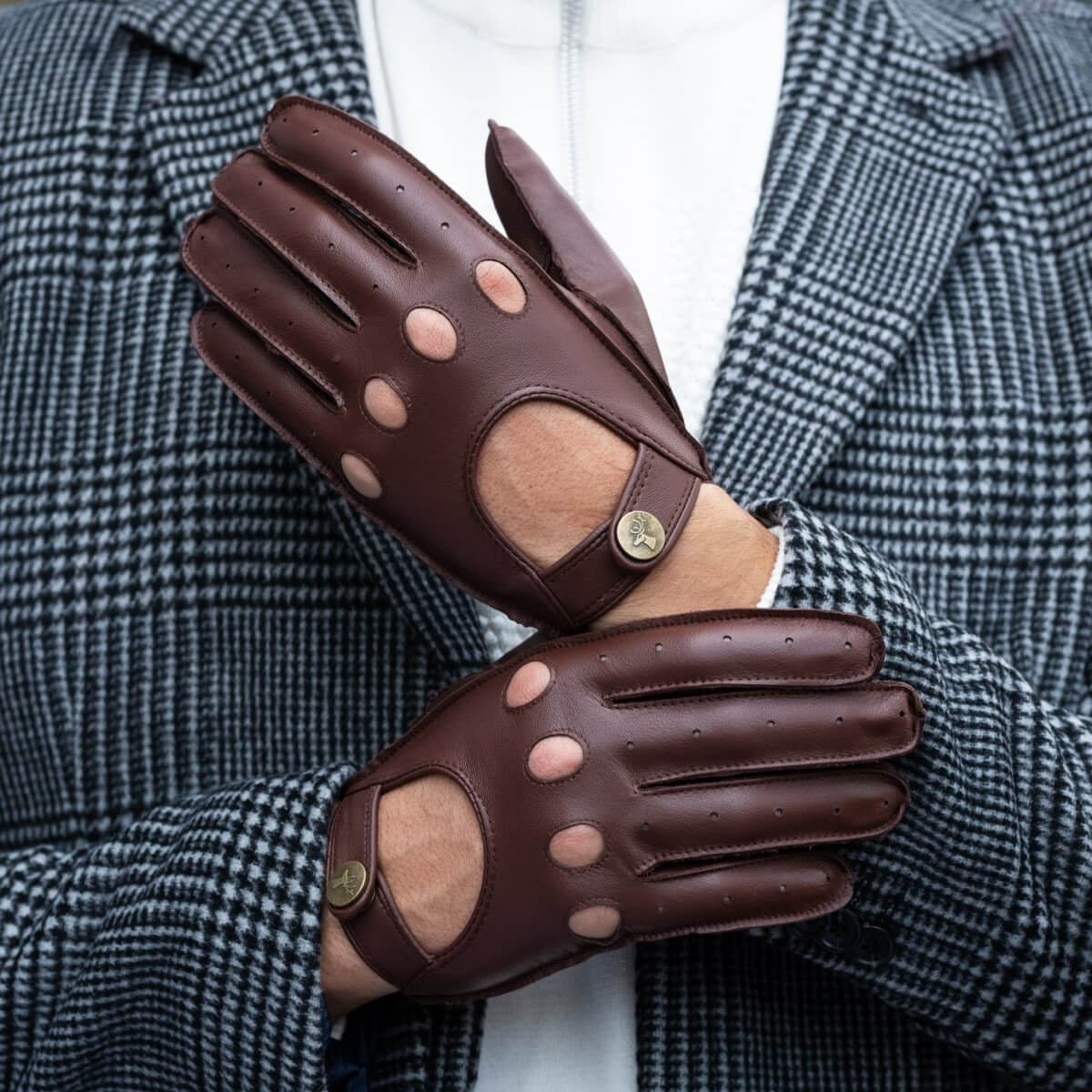 auto handschuhe Autohandschuhe - Leder - Klassisch Braun